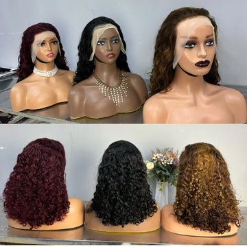 13x4 SDD Burmese Curl Color Wigs 18 Inch