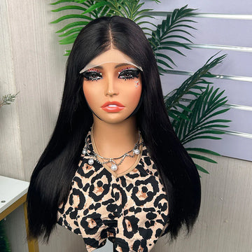 5x5 SDD Bone Straight Color Bob Wigs 18 Inch