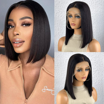 13x4 Bob Wig Straight Style